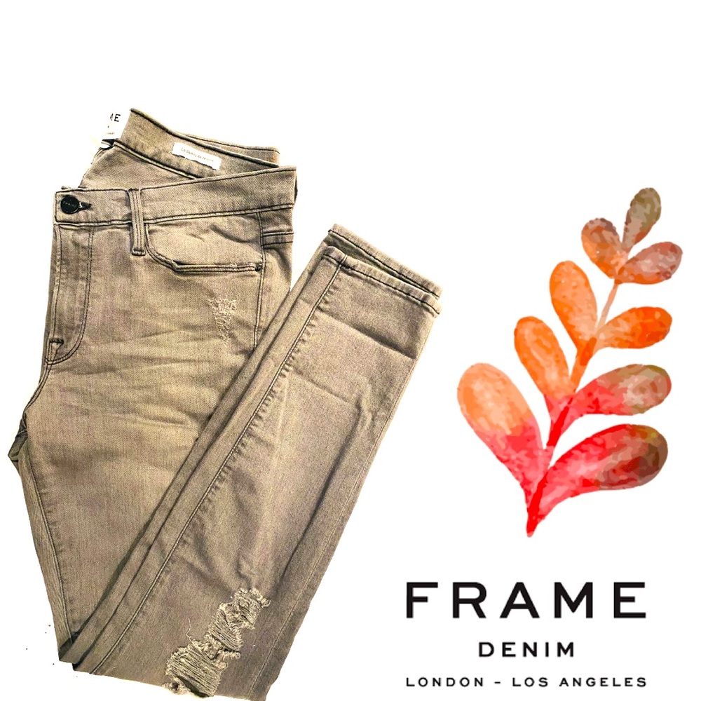 FRAME Le Skinny De Jeanne Deconstructed